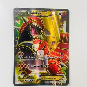 Groudon EX 150/160 Full Art Holo Ultra Rare Pokémon XY Primal Clash LP